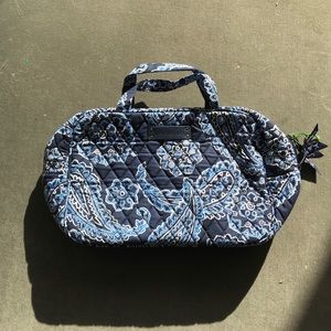 Small Vera Bradley cosmetic bag in blue bandana